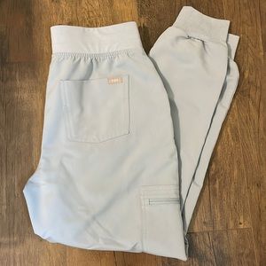 Figs Dusty Blue Zamora scrub pants